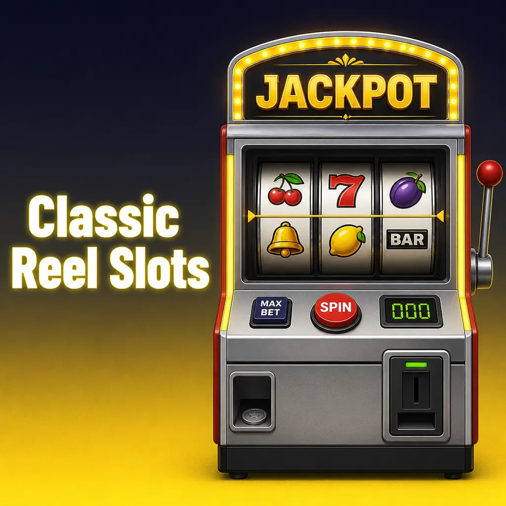 Classic three-reel fruit machine slot with single payline, low volatility and simple fruit symbols for quick wins