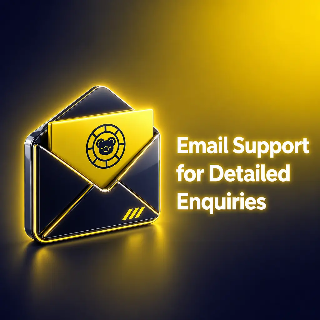 KoalaBet email support contact for Australian players handling account, withdrawal, and bonus dispute enquiries