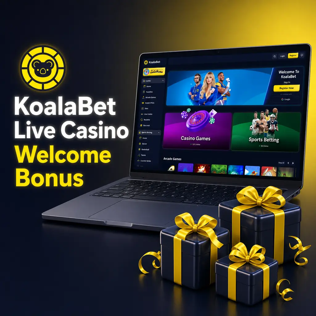 KoalaBet live casino welcome bonus: 100% deposit match up to AUD 500 for new Australian players