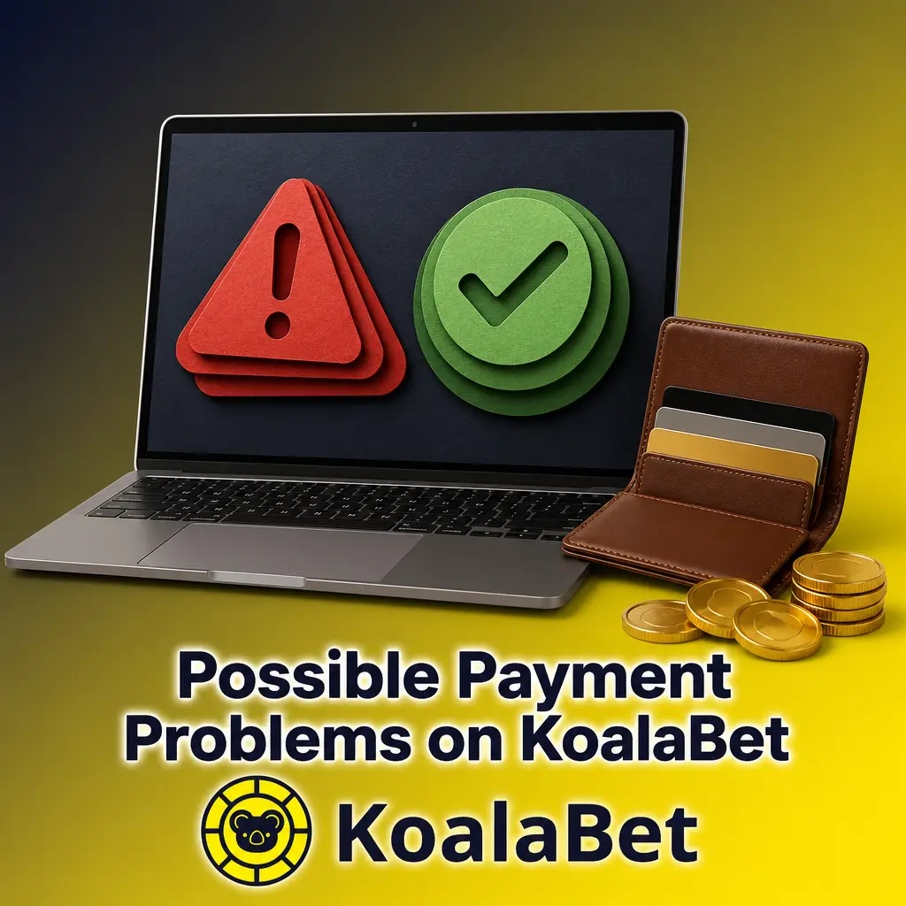 Common KoalaBet payment problems: declined deposits, pending withdrawals, missing bonuses, and mismatched withdrawal methods explained.