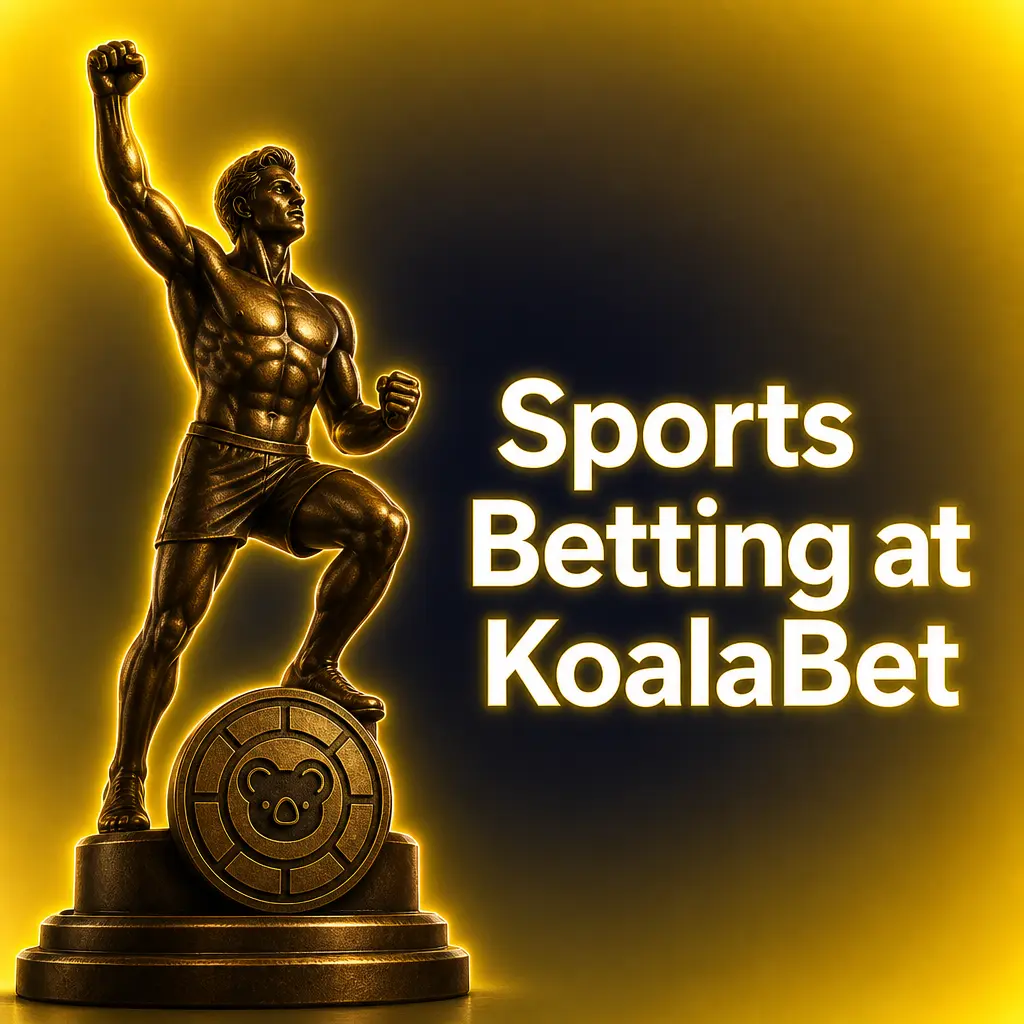 KoalaBet sports betting menu featuring AFL, NRL, cricket, tennis, horse racing, soccer, basketball and more
